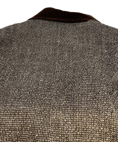 TODAYFUL（トゥデイフル）TODAYFUL (トゥデイフル) Doublecollar Tweed Coat ブラウン サイズ:38の古着・服飾アイテム