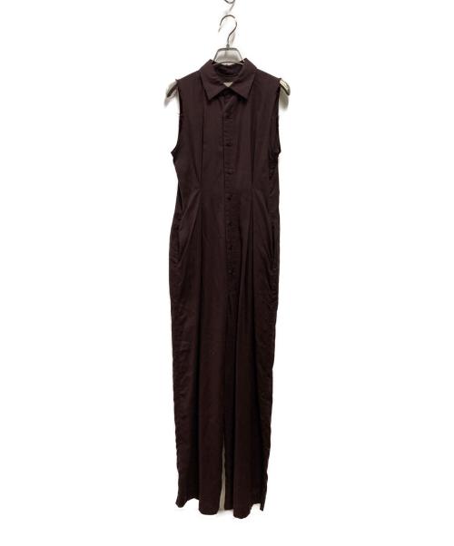 TODAYFUL（トゥデイフル）TODAYFUL (トゥデイフル) Linen Sleeveless Combinaison ブラウン サイズ:36の古着・服飾アイテム
