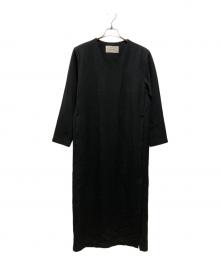 TODAYFUL（トゥデイフル）の古着「Vneck Slit Dress」｜ブラック