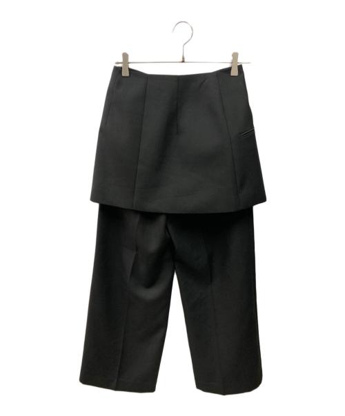 TODAYFUL（トゥデイフル）TODAYFUL (トゥデイフル) Layered Twill Trousers ブラック サイズ:36の古着・服飾アイテム