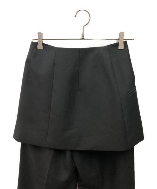 TODAYFUL（トゥデイフル）TODAYFUL (トゥデイフル) Layered Twill Trousers ブラック サイズ:36の古着・服飾アイテム