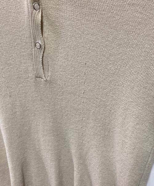 TODAYFUL（トゥデイフル）TODAYFUL (トゥデイフル) Henleyneck Knit Rompers ベージュ サイズ:FREEの古着・服飾アイテム
