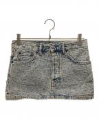 Acne studiosアクネ ストゥディオズ）の古着「Monogram Denim Mini Skirt」｜インディゴ