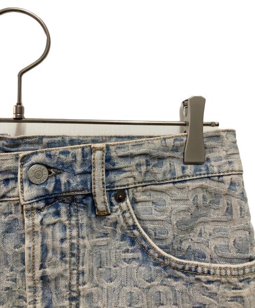 Acne studios（アクネ ストゥディオズ）Acne studios (アクネ ストゥディオズ) Monogram Denim Mini Skirt インディゴ サイズ:34の古着・服飾アイテム