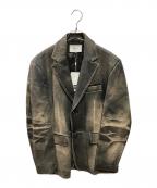 Eytysエイティーズ）の古着「CAMERON BRUSED LEATHER JACKET」｜ブラック