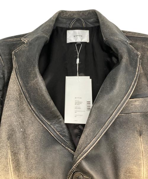 Eytys（エイティーズ）Eytys (エイティーズ) CAMERON BRUSED LEATHER JACKET ブラック サイズ:50の古着・服飾アイテム