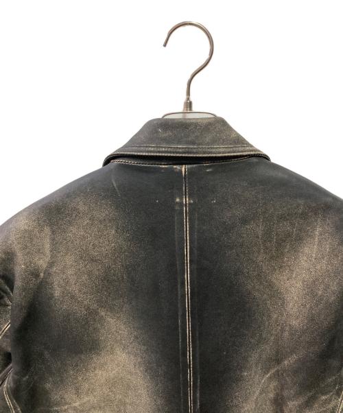 Eytys（エイティーズ）Eytys (エイティーズ) CAMERON BRUSED LEATHER JACKET ブラック サイズ:50の古着・服飾アイテム