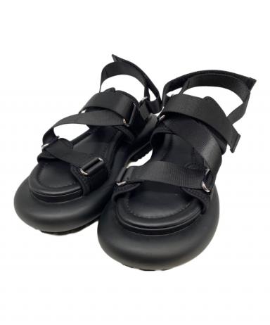 中古・古着通販】ENFOLD (エンフォルド) TUBE-SOLE SANDAL ブラック