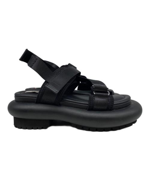 ENFOLD（エンフォルド）ENFOLD (エンフォルド) TUBE-SOLE SANDAL ブラック サイズ:38の古着・服飾アイテム