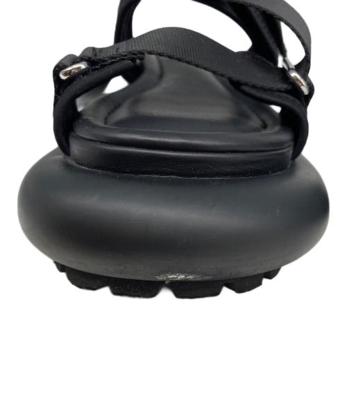 ENFOLD（エンフォルド）ENFOLD (エンフォルド) TUBE-SOLE SANDAL ブラック サイズ:38の古着・服飾アイテム