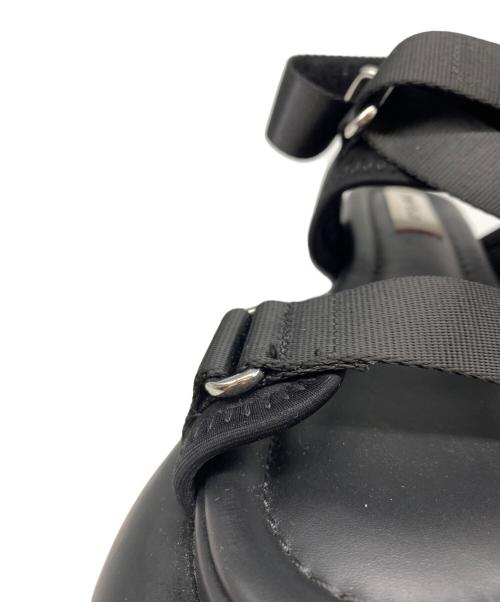 ENFOLD（エンフォルド）ENFOLD (エンフォルド) TUBE-SOLE SANDAL ブラック サイズ:38の古着・服飾アイテム