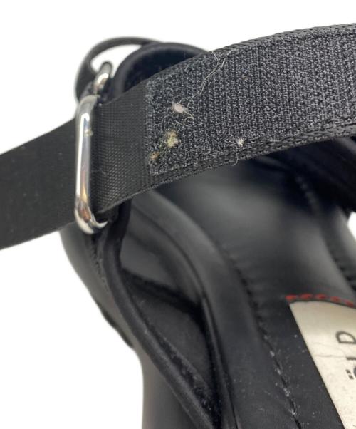 ENFOLD（エンフォルド）ENFOLD (エンフォルド) TUBE-SOLE SANDAL ブラック サイズ:38の古着・服飾アイテム