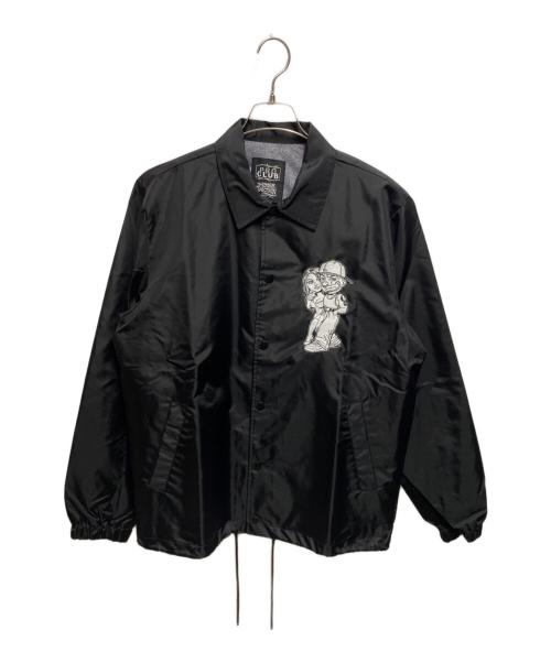 PROCLUB（プロクラブ）PROCLUB (プロクラブ) Mr Cartoon (ミスターカートゥーン) コラボコーチジャケット ブラック サイズ:Ｍの古着・服飾アイテム