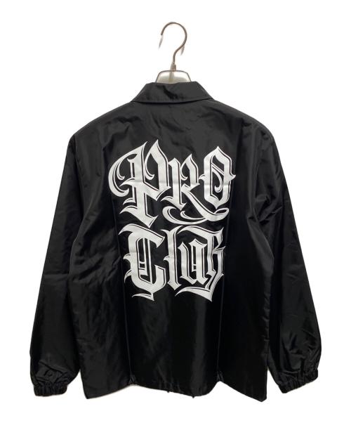 PROCLUB（プロクラブ）PROCLUB (プロクラブ) Mr Cartoon (ミスターカートゥーン) コラボコーチジャケット ブラック サイズ:Ｍの古着・服飾アイテム