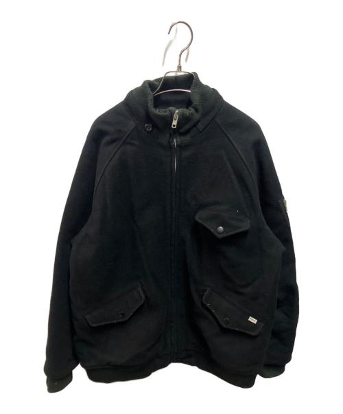 stussy（ステューシー）stussy (ステューシー) 00’Ｓ wool bomber flight jacket ブラック サイズ:XLの古着・服飾アイテム