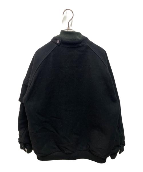 stussy（ステューシー）stussy (ステューシー) 00’Ｓ wool bomber flight jacket ブラック サイズ:XLの古着・服飾アイテム