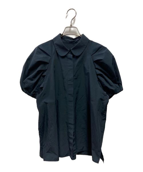 machatt（マチャット）machatt (マチャット) タックスリーブパフブラウス ブラック サイズ:FREEの古着・服飾アイテム