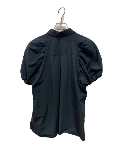 machatt（マチャット）machatt (マチャット) タックスリーブパフブラウス ブラック サイズ:FREEの古着・服飾アイテム