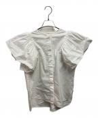 YORIヨリ）の古着「バルーンスリーブブラウス YR2221-062SM」｜ホワイト