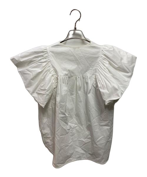 YORI（ヨリ）YORI (ヨリ) バルーンスリーブブラウス YR2221-062SM ホワイト サイズ:36の古着・服飾アイテム