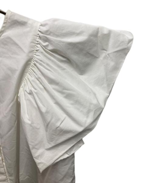 YORI（ヨリ）YORI (ヨリ) バルーンスリーブブラウス YR2221-062SM ホワイト サイズ:36の古着・服飾アイテム