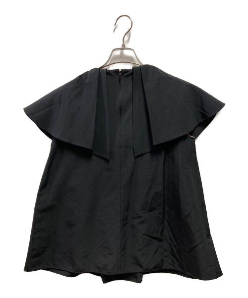 Heve（ヘイヴ）Heve (ヘイヴ) ラッフルグログラントップス ブラック サイズ:FREEの古着・服飾アイテム