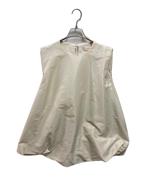 Heve（ヘイヴ）Heve (ヘイヴ) タフタバルーンブラウス HE13-0004-2S ベージュ サイズ:FREEの古着・服飾アイテム