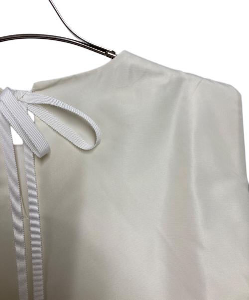 Heve（ヘイヴ）Heve (ヘイヴ) タフタバルーンブラウス HE13-0004-2S ベージュ サイズ:FREEの古着・服飾アイテム