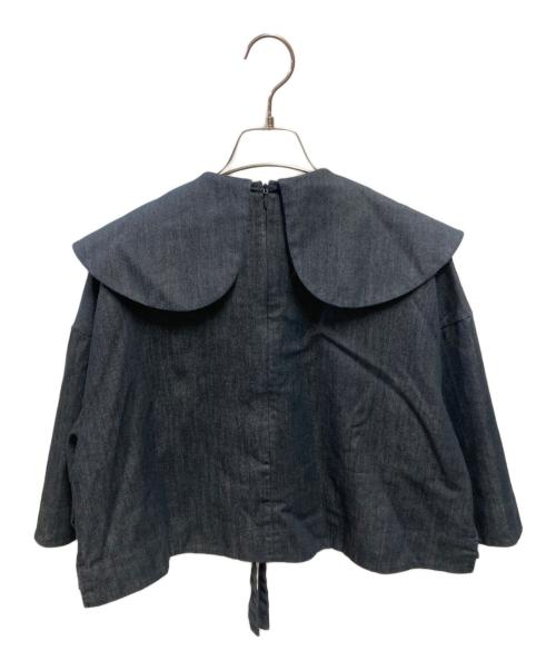 YORI（ヨリ）YORI (ヨリ) ビックカラーブラウス インディゴ サイズ:FREEの古着・服飾アイテム