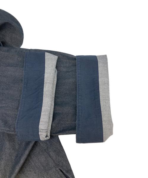 YORI（ヨリ）YORI (ヨリ) ビックカラーブラウス インディゴ サイズ:FREEの古着・服飾アイテム