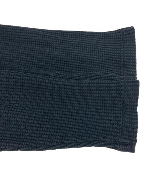 stussy（ステューシー）stussy (ステューシー) BIG THERMAL ZIP SHIRT ブラック サイズ:Mの古着・服飾アイテム