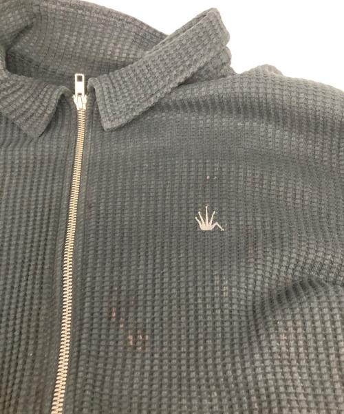 stussy（ステューシー）stussy (ステューシー) BIG THERMAL ZIP SHIRT ブラック サイズ:Mの古着・服飾アイテム