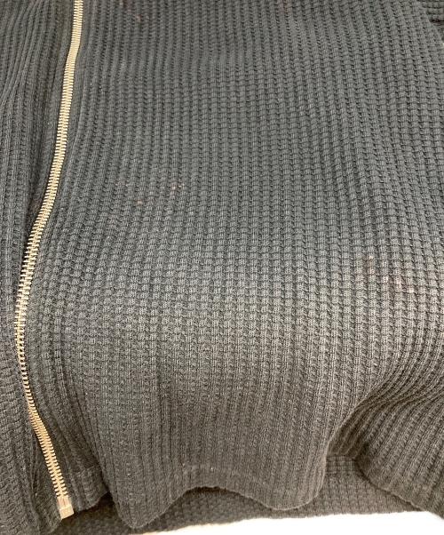 stussy（ステューシー）stussy (ステューシー) BIG THERMAL ZIP SHIRT ブラック サイズ:Mの古着・服飾アイテム