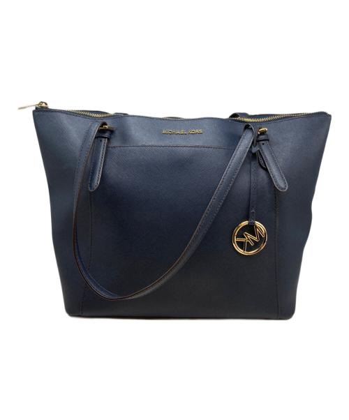 MICHAEL KORS（マイケル・コース）MICHAEL KORS (マイケル・コース) トートバッグ ネイビーの古着・服飾アイテム