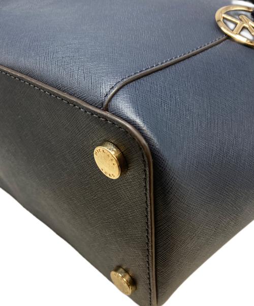 MICHAEL KORS（マイケル・コース）MICHAEL KORS (マイケル・コース) トートバッグ ネイビーの古着・服飾アイテム