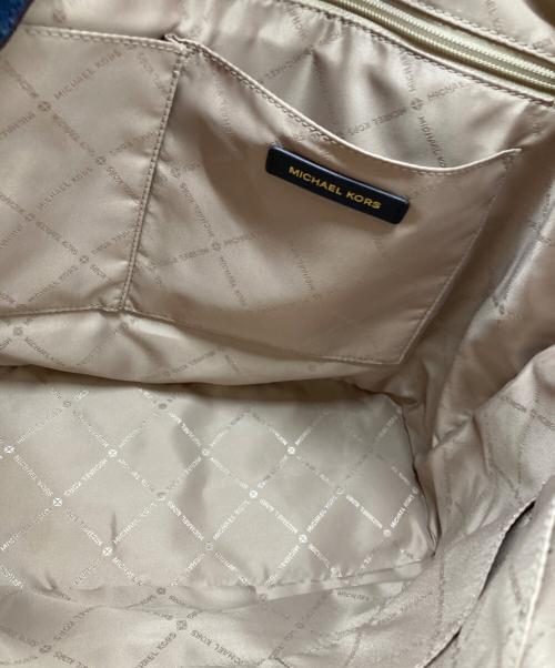 MICHAEL KORS（マイケル・コース）MICHAEL KORS (マイケル・コース) トートバッグ ネイビーの古着・服飾アイテム
