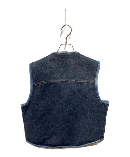 CarHartt（カーハート）CarHartt (カーハート) 70s裏ボアデニムベスト インディゴ サイズ:Ｌの古着・服飾アイテム