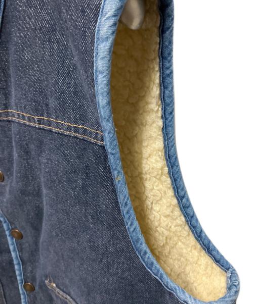 CarHartt（カーハート）CarHartt (カーハート) 70s裏ボアデニムベスト インディゴ サイズ:Ｌの古着・服飾アイテム
