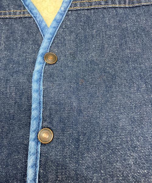 CarHartt（カーハート）CarHartt (カーハート) 70s裏ボアデニムベスト インディゴ サイズ:Ｌの古着・服飾アイテム