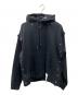 MIHARA YASUHIRO（ミハラヤスヒロ）の古着「スナップフーディー」｜ブラック