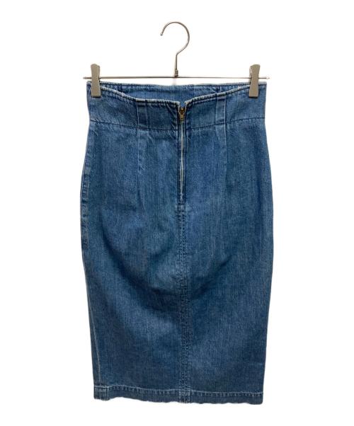 Mame Kurogouchi（マメクロゴウチ）Mame Kurogouchi (マメクロゴウチ) デニムスカート MM17SS-SK047 インディゴ サイズ:1の古着・服飾アイテム