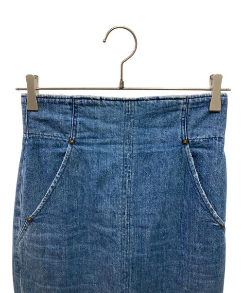 Mame Kurogouchi（マメクロゴウチ）Mame Kurogouchi (マメクロゴウチ) デニムスカート MM17SS-SK047 インディゴ サイズ:1の古着・服飾アイテム