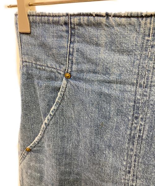 Mame Kurogouchi（マメクロゴウチ）Mame Kurogouchi (マメクロゴウチ) デニムスカート MM17SS-SK047 インディゴ サイズ:1の古着・服飾アイテム