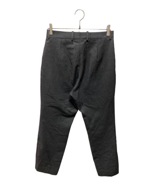 Maison Margiela（メゾンマルジェラ）Maison Margiela (メゾンマルジェラ) 21AW ウールスラックスパンツ ブラック サイズ:46の古着・服飾アイテム
