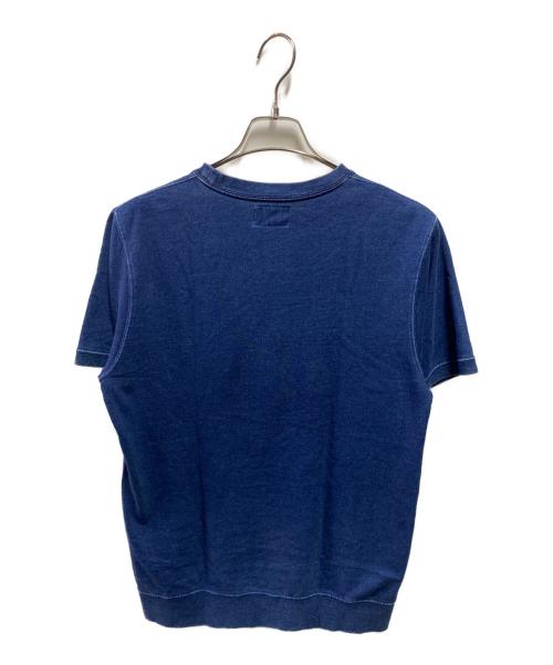 stussy（ステューシー）stussy (ステューシー) インディゴ半袖スウェット インディゴ サイズ:Sの古着・服飾アイテム