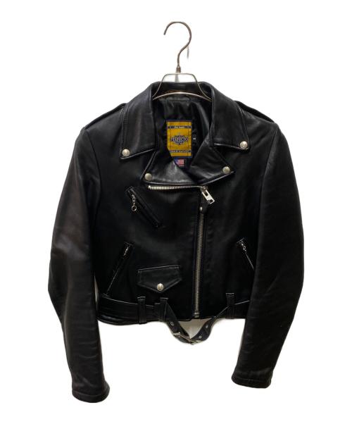 Schott（ショット）Schott (ショット) LAMB ONESTAR RIDERS ブラック サイズ:Sの古着・服飾アイテム