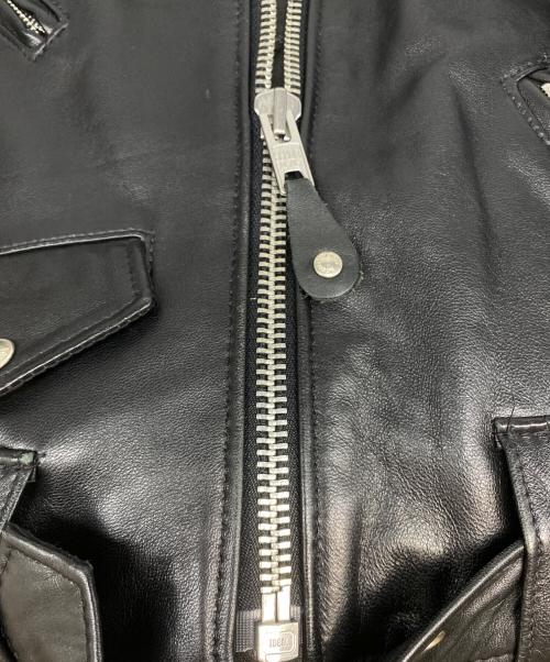 Schott（ショット）Schott (ショット) LAMB ONESTAR RIDERS ブラック サイズ:Sの古着・服飾アイテム