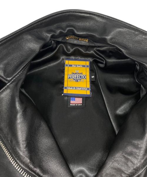 Schott（ショット）Schott (ショット) LAMB ONESTAR RIDERS ブラック サイズ:Sの古着・服飾アイテム