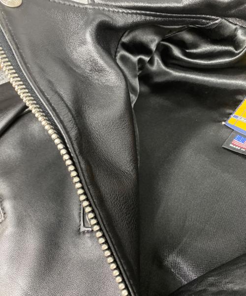 Schott（ショット）Schott (ショット) LAMB ONESTAR RIDERS ブラック サイズ:Sの古着・服飾アイテム