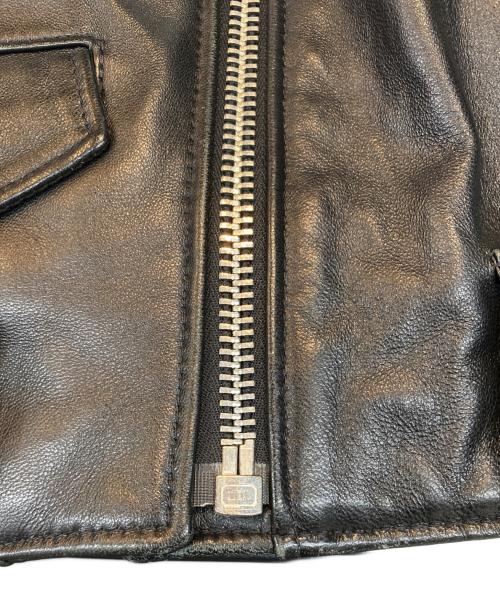 Schott（ショット）Schott (ショット) LAMB ONESTAR RIDERS ブラック サイズ:Sの古着・服飾アイテム